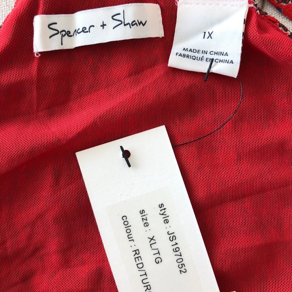 NWT Empire Waist Racer Back Dress - Picture 6 of 8